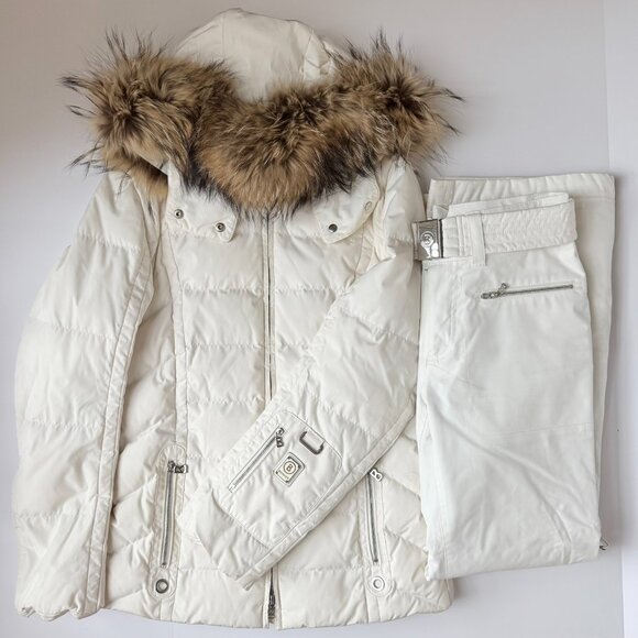 Bogner Jackets & Blazers - Bogner Ski Jacket & Pants Set EU34/32 | Down Fur Trim | Luxury Ski Wear